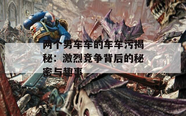 两个男车车的车车污揭秘：激烈竞争背后的秘密与趣事