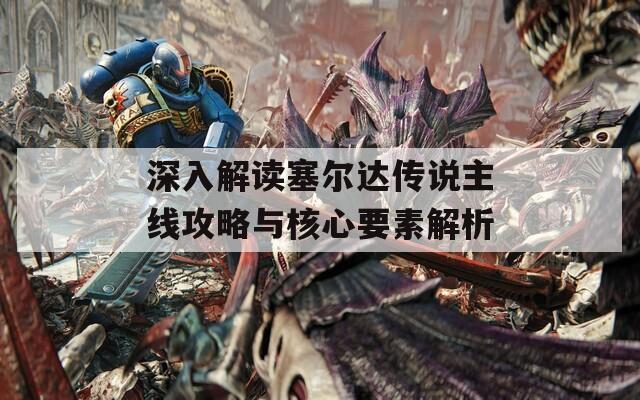 深入解读塞尔达传说主线攻略与核心要素解析